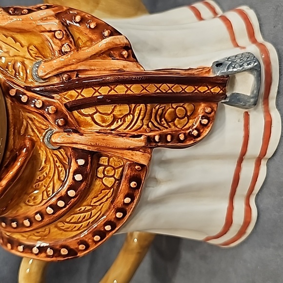 Western Tea Pot Saddle Cowboy Hat Vintage - Picture 13 of 13